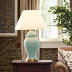 Factory Direct Jingdezhen Blue and White Porcelain Table Lamps for Living Room