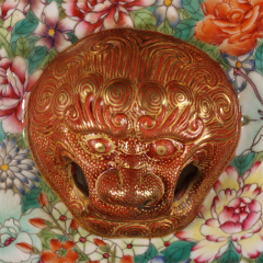 Antique Qing Qianlong Dynasty Ceramic Yellow Ground Heavy Famille Rose Porcelain Vase for Collection