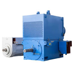 YRKK wound rotor slip ring motor with carbon brush