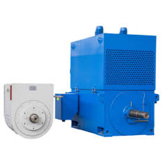 YRKK wound rotor slip ring motor with carbon brush