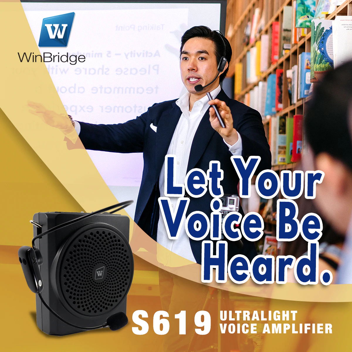 WinBridge S619 UHF Voice Amplifier