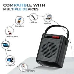 S95 40W Bluetooth 5.3 Voice Amplifier with Dual Wireless Microphones | WinBridge
