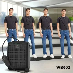 WB002 15W Bluetooth Wireless Voice Amplifier – Portable PA System with Headset Mic | WinBridge
