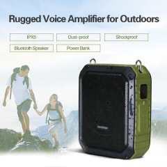 M800 UHF Wireless 18W Voice Amplifier – IPX5 Waterproof Outdoor PA System | WinBridge