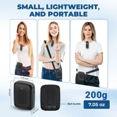 A006 15W Bluetooth Voice Amplifier with Wireless Lavalier Microphone | WinBridge