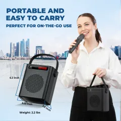 S93 Pro 30W Bluetooth Voice Amplifier with Wireless Handheld Microphone | WinBridge