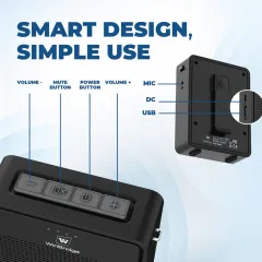 B002 15W Bluetooth Voice Amplifier with Wireless Headset Microphone | WinBridge