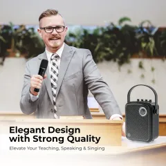 S100 Pro 70W Wireless PA System with Dual Microphones | WinBridge