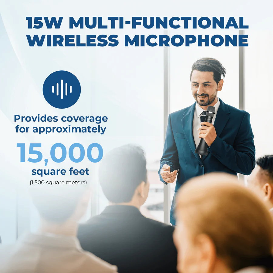 H9 15W Wireless Microphone & Mini PA System | WinBridge