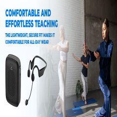 A007 Wireless Voice Amplifier with Earhook Mic – 15W Portable PA System | WinBridge