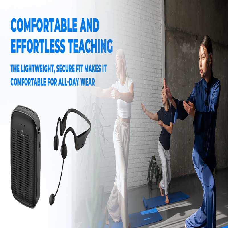 A007 Wireless Voice Amplifier with Earhook Mic – 15W Portable PA System | WinBridge