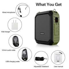 Waterproof Voice Amplifier M800: 18W Portable Outdoor PA System | WinBridge