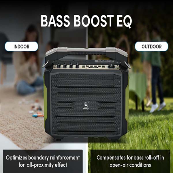 K600 200W Portable Bluetooth Party Speaker with Dual Wireless Microphones – Professional PA & Karaoke System for Events, Outdoor & Home | WinBridge