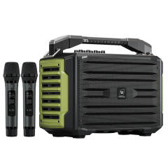 K600 200W Portable Bluetooth Party Speaker with Dual Wireless Microphones – Professional PA &amp; Karaoke System for Events, Outdoor &amp; Home | WinBridge