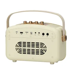 L200 70W Portable Bluetooth Karaoke Speaker with 2 UHF Wireless Microphones – Retro PA System for Home, Teaching & Events | WinBridge