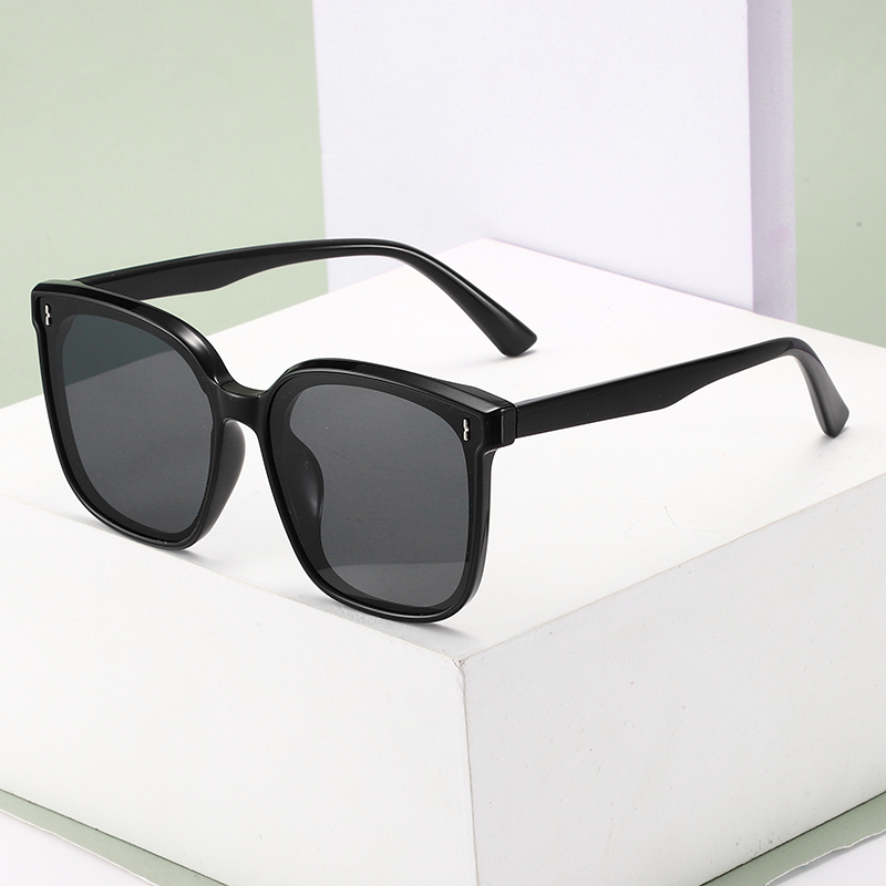 Instagram the same anti-uv square big frame sunglasses for women and men