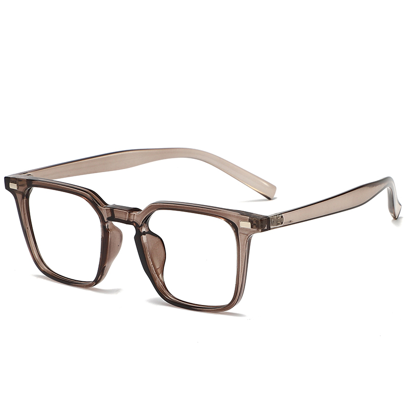 2022 hot selling big square frame glasses photochromic lens anti blue light glasses