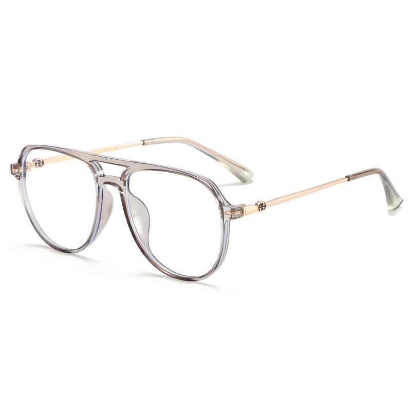 China manufacture new design TR90 transparent frame eyewear with clear block blue light lens glasses