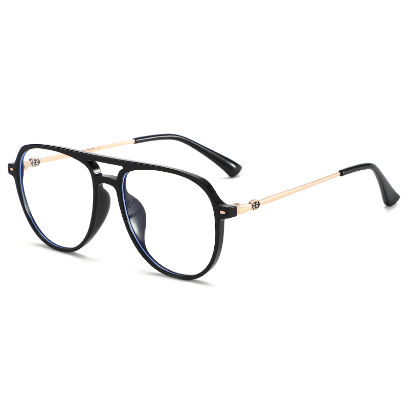 China manufacture new design TR90 transparent frame eyewear with clear block blue light lens glasses