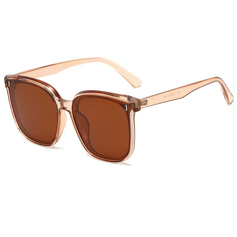 Instagram the same anti-uv square big frame sunglasses for women and men
