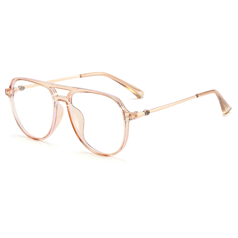 China manufacture new design TR90 transparent frame eyewear with clear block blue light lens glasses