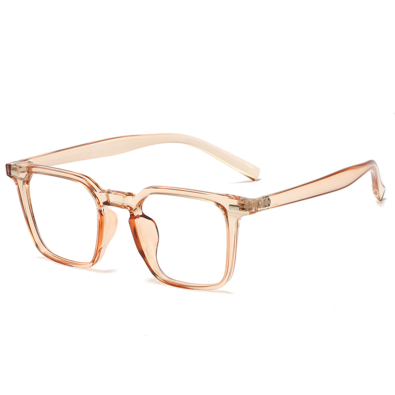 2022 hot selling big square frame glasses photochromic lens anti blue light glasses
