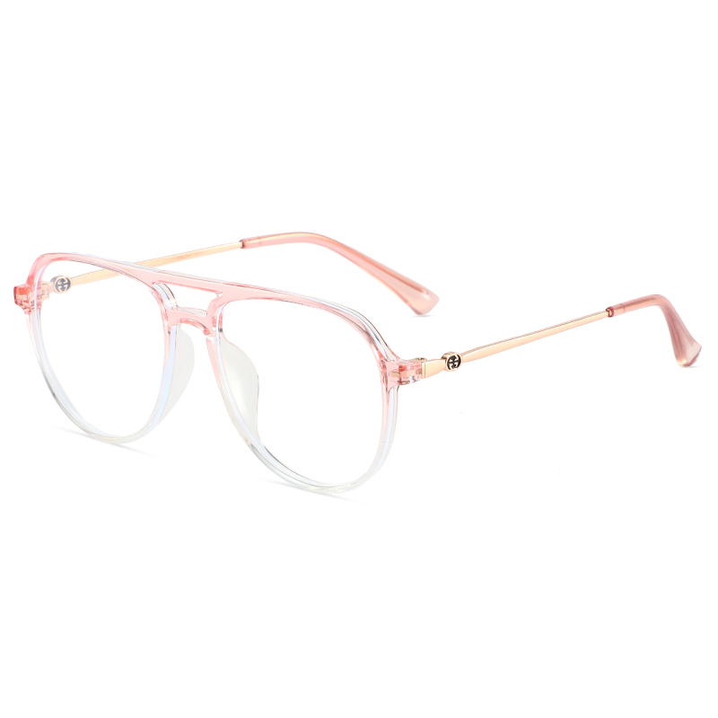 China manufacture new design TR90 transparent frame eyewear with clear block blue light lens glasses