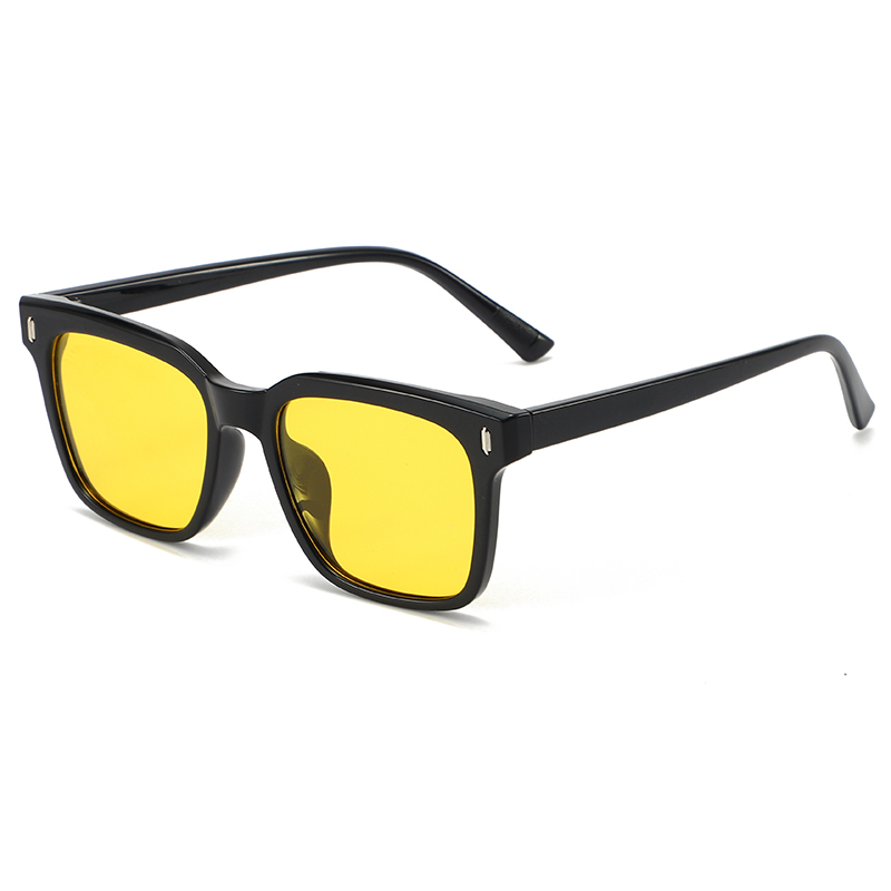 Unisex custom logo black TR90 sunglasses light UV400 polarized sunglasses