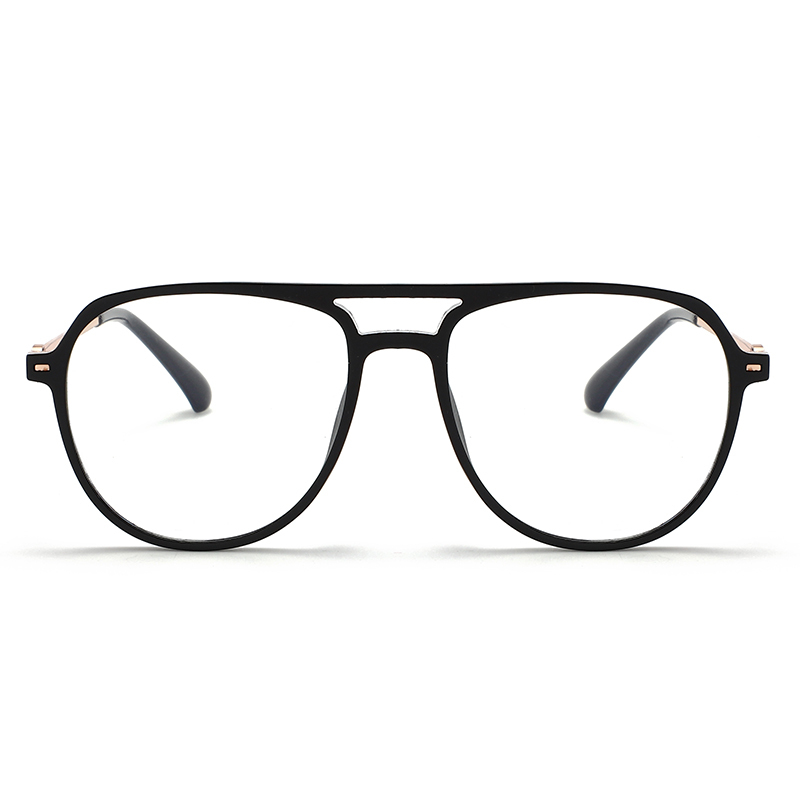China manufacture new design TR90 transparent frame eyewear with clear block blue light lens glasses