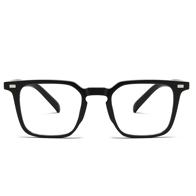 2022 hot selling big square frame glasses photochromic lens anti blue light glasses