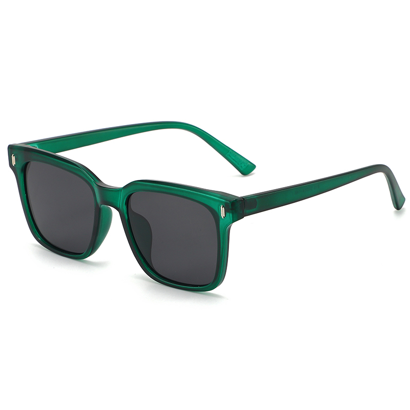 Unisex custom logo black TR90 sunglasses light UV400 polarized sunglasses