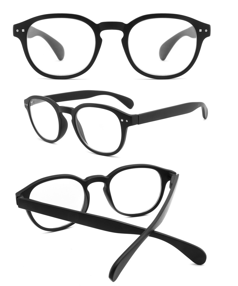 Standard Reading Glasses Spring Hinge Readers Glasses for Men and Women Eyewear