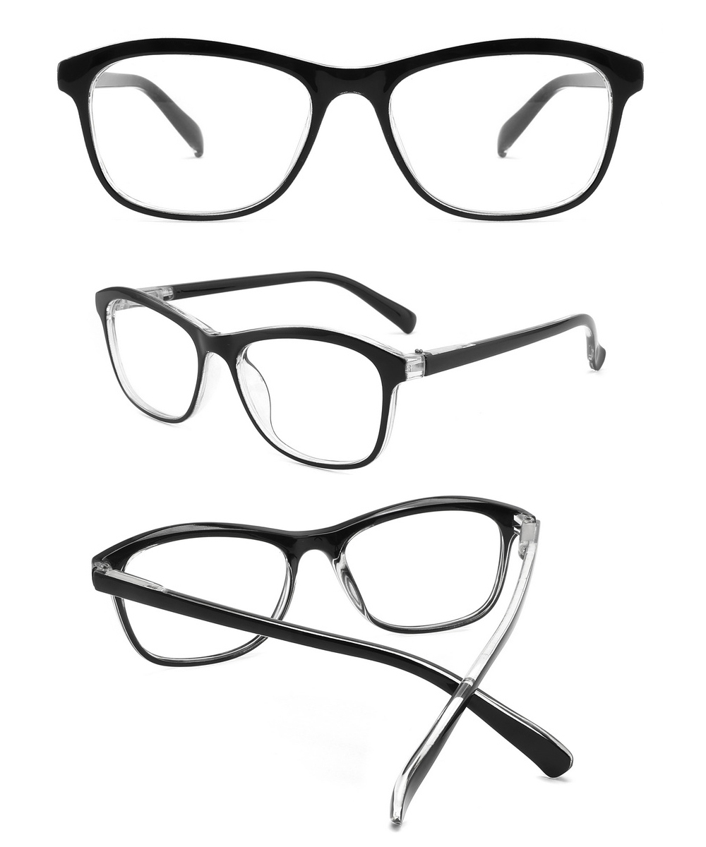 Wholesale High Quality Design Plastic Spring Hinge Magnifying Reading Glasses for Men
