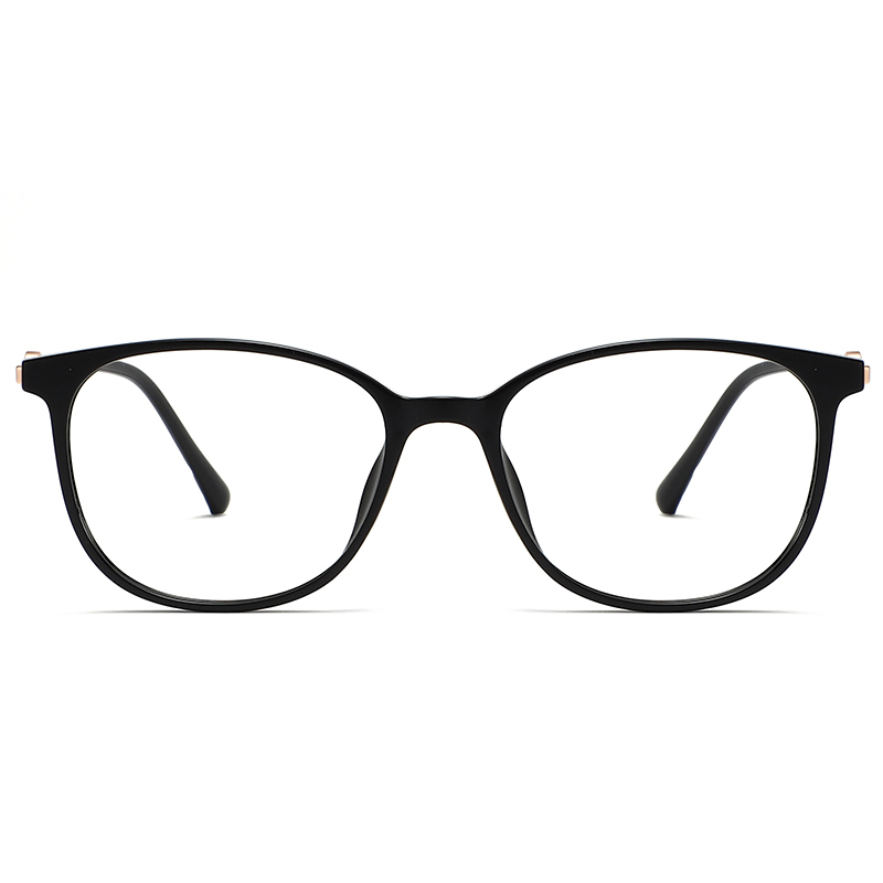 Hot selling anti blue light glasses for reading computer high quality luxury ladies cat eye frame flat mirror