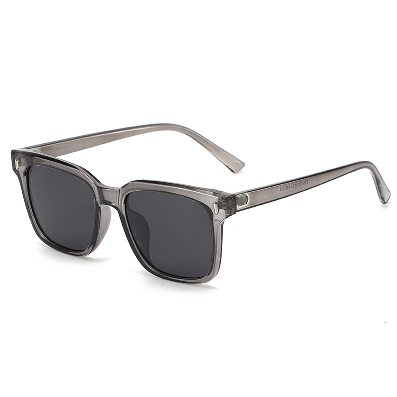 Unisex custom logo black TR90 sunglasses light UV400 polarized sunglasses