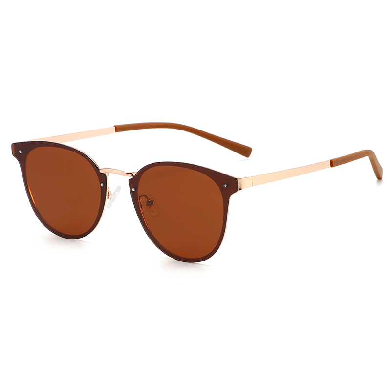 Best selling high quality wholesale golden retro round optical glasses frames thin eyewear sunglasses