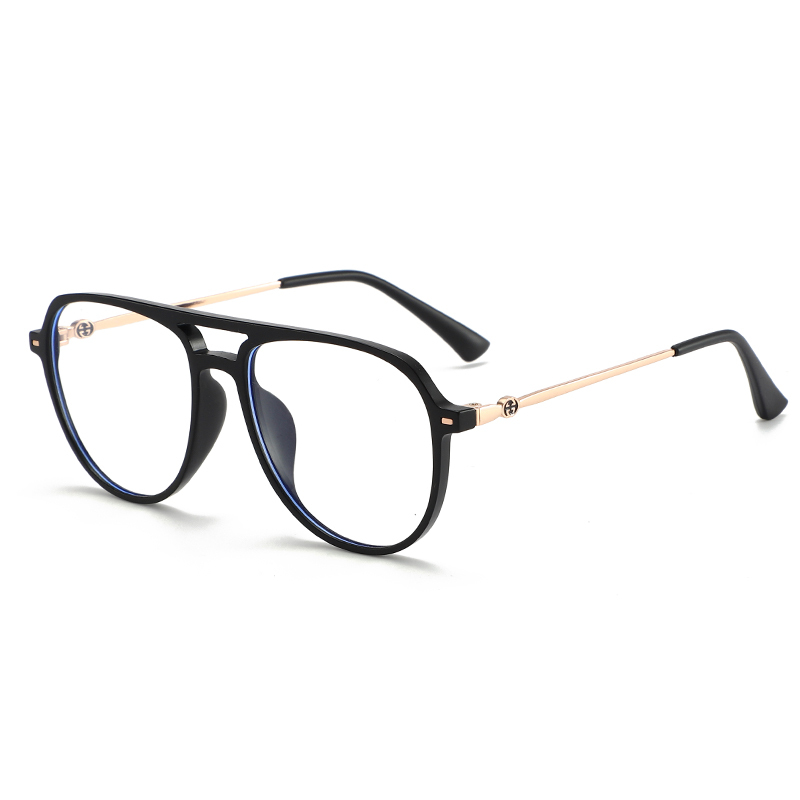 China manufacture new design TR90 transparent frame eyewear with clear block blue light lens glasses