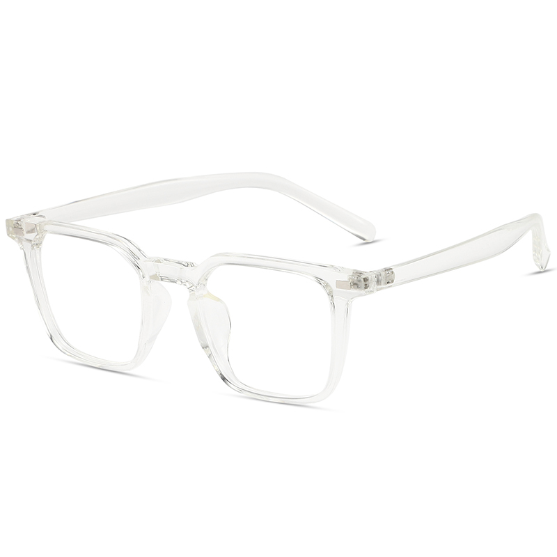 2022 hot selling big square frame glasses photochromic lens anti blue light glasses