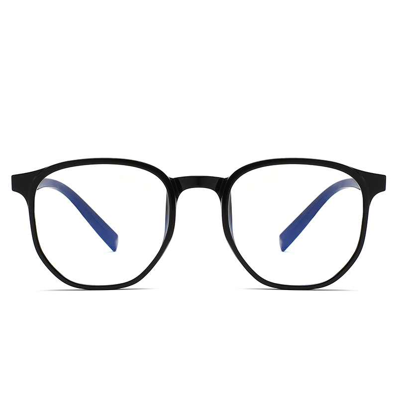 Instagram new product TR90 optical frame anti blue light blocking flat glasses