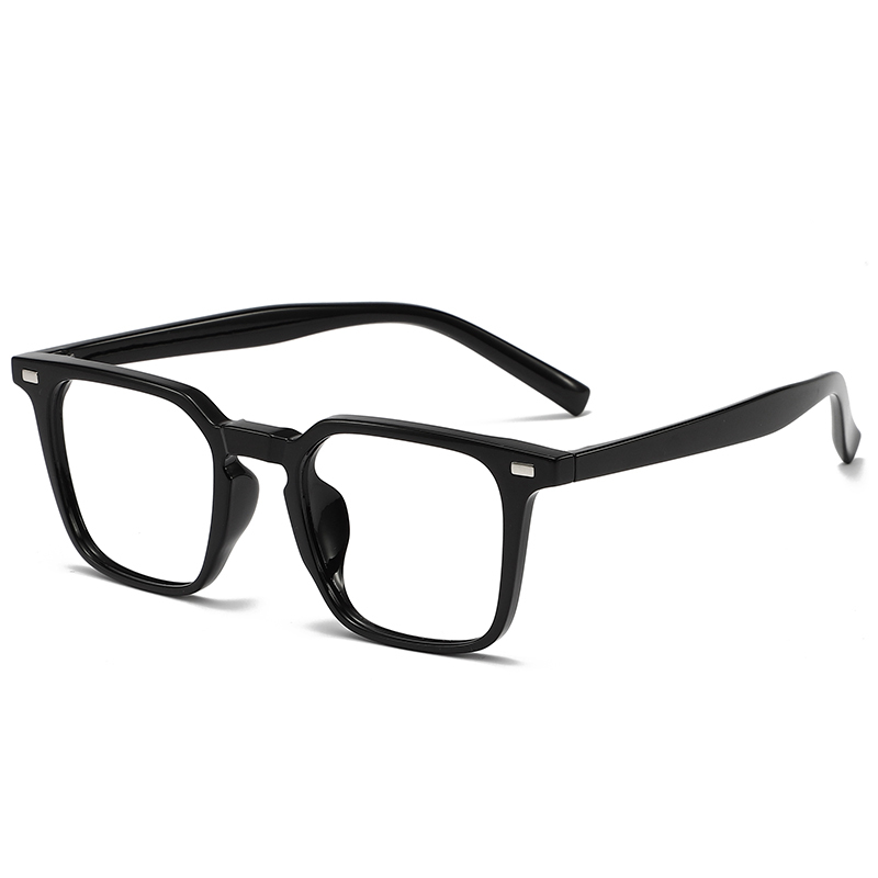 2022 hot selling big square frame glasses photochromic lens anti blue light glasses