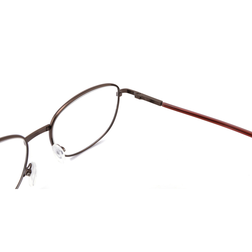 Cheap stainless frame reading glasses with spring hinge thin reading glasses for women and men
