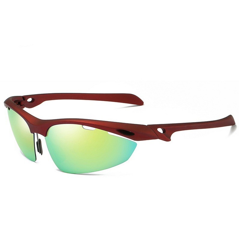 Wholesale anteojos de sol iron sports cycling sunglasses for women vintage half frame sun glasses