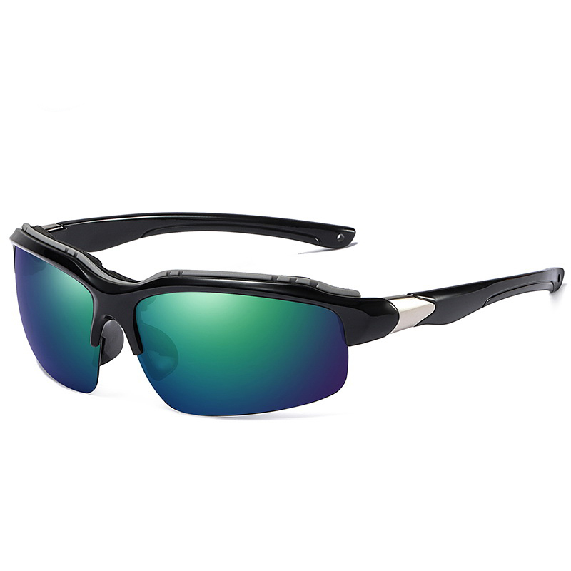 Ultra lightweight PC rectangular new style sports anti-ultraviolet sunshade sunglasses