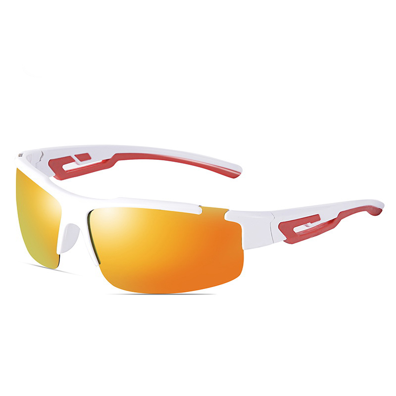 New arrival unisex PC frame material and polarized sport sunglasses