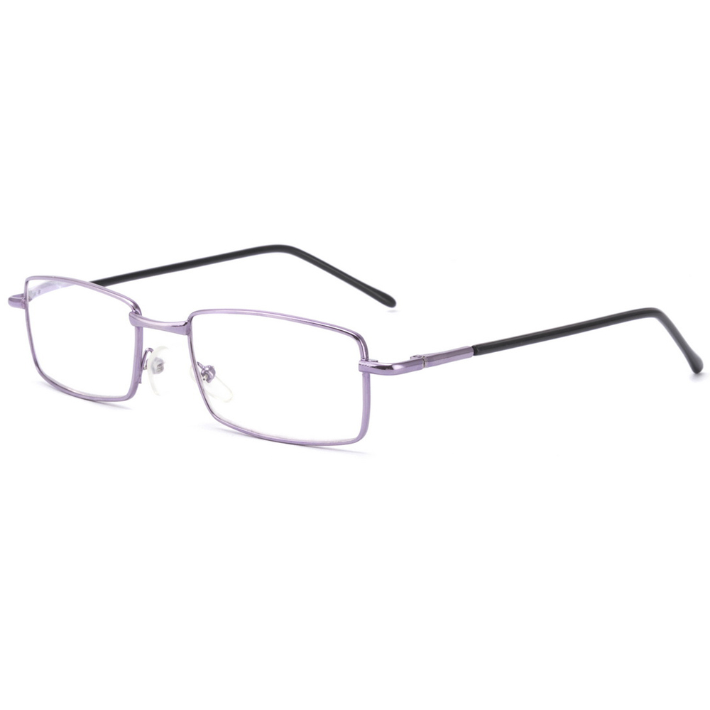 Factory wholesale hot selling metal frame spring reading glasses with custom logo