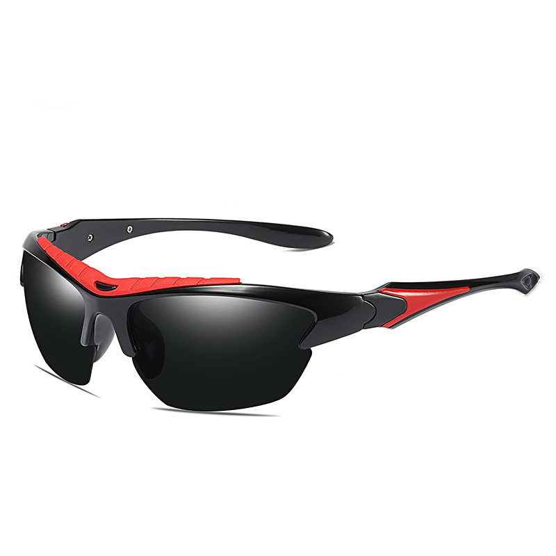 Fashion cool unbreakable UV400 lens outdoor polarized sports sunglasses men