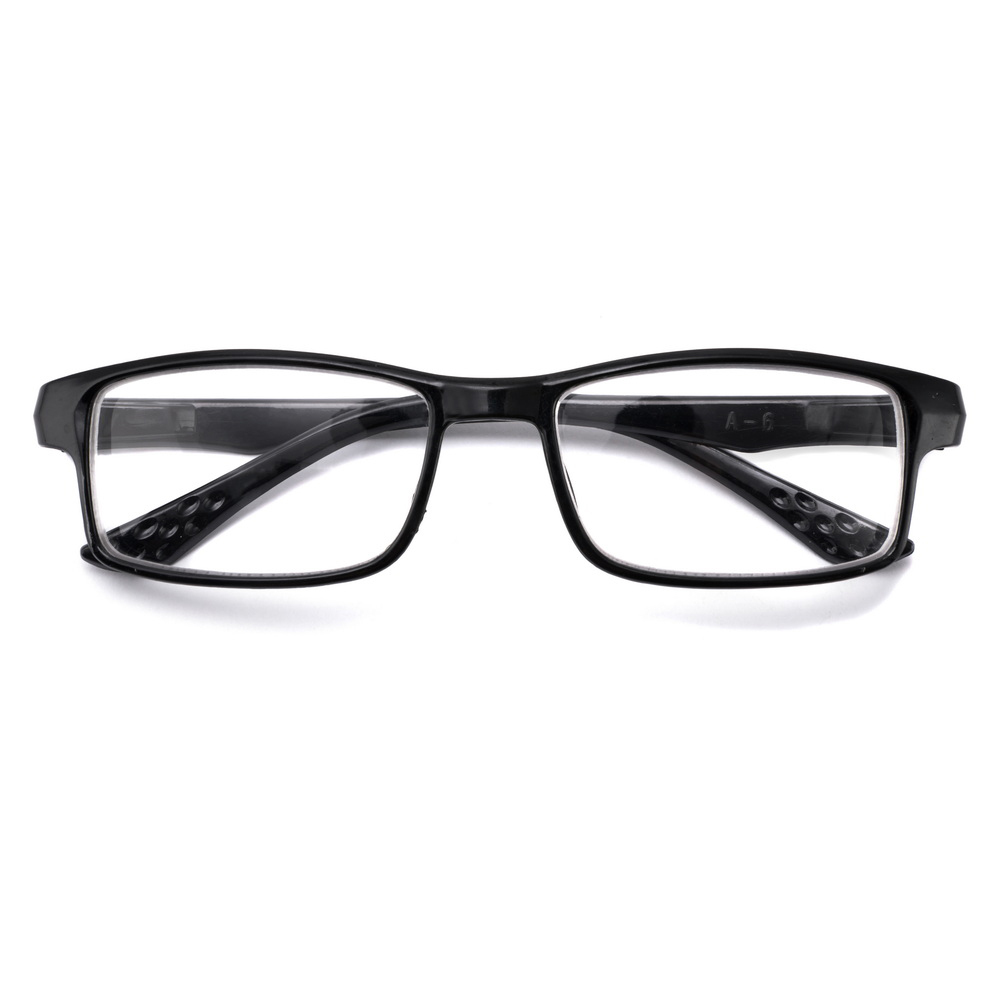 Lightweight square eyeglasses ultra-light thin frame reading glasses with spring hinge