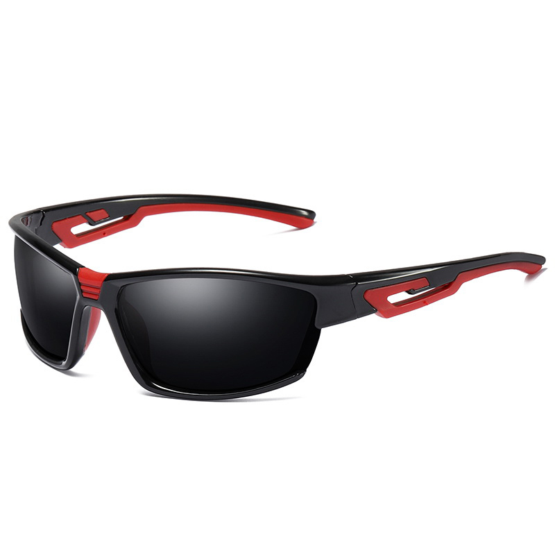 Custom logo PC frame  outdoor sports sunglasses anti glare cycling driving polarized sunglasses