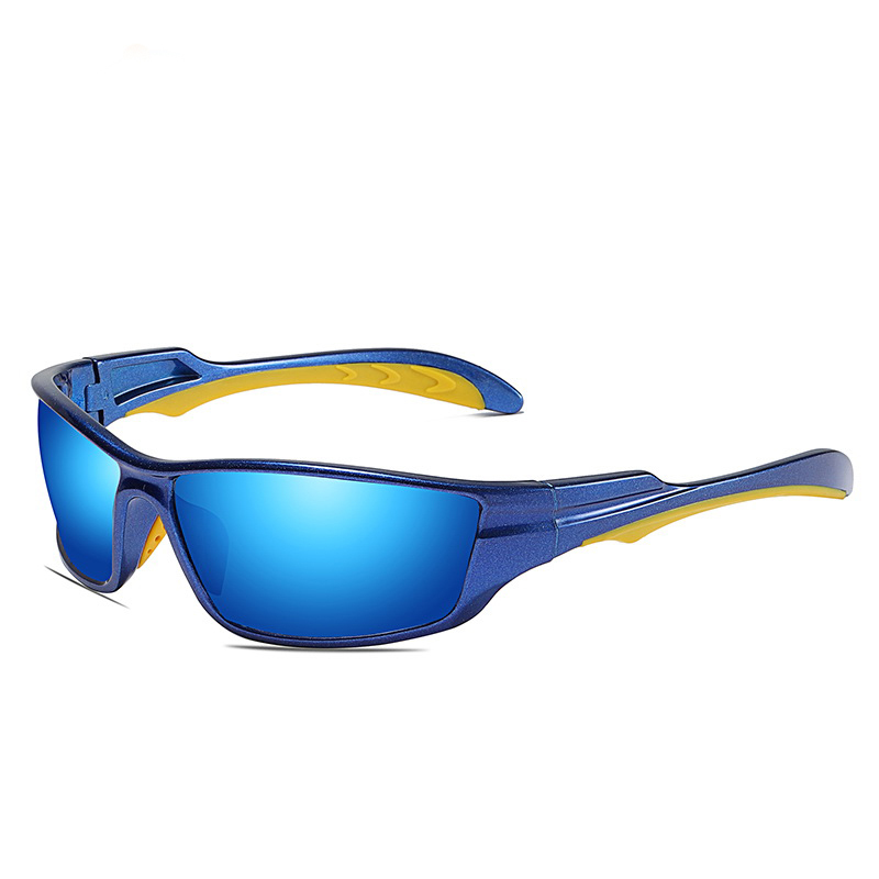 2022 men sports cycling polarized half rim anti-glare hiking driving sunglasses