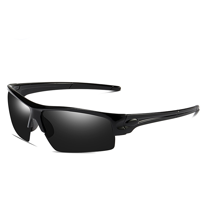 Designer brand custom logo outdoor sport cycle motorcycle ski swimming polarized rimless sunglasses